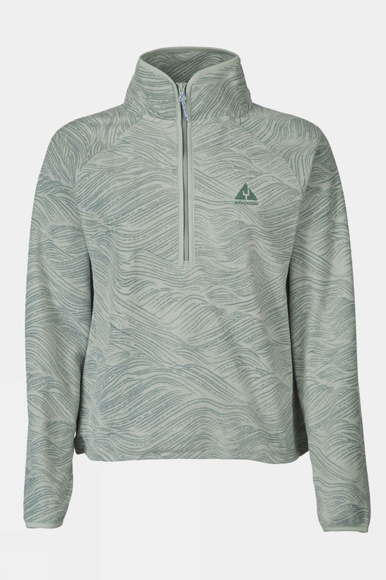 cotswold Womens Wave Printed Half Zip Fleece