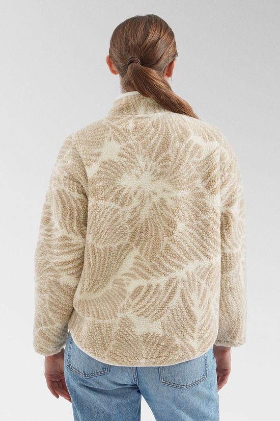 Cotswold Womens Zella Floral Half Zip Fleece