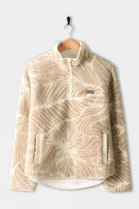 cotswold Womens Zella Floral Half Zip Fleece