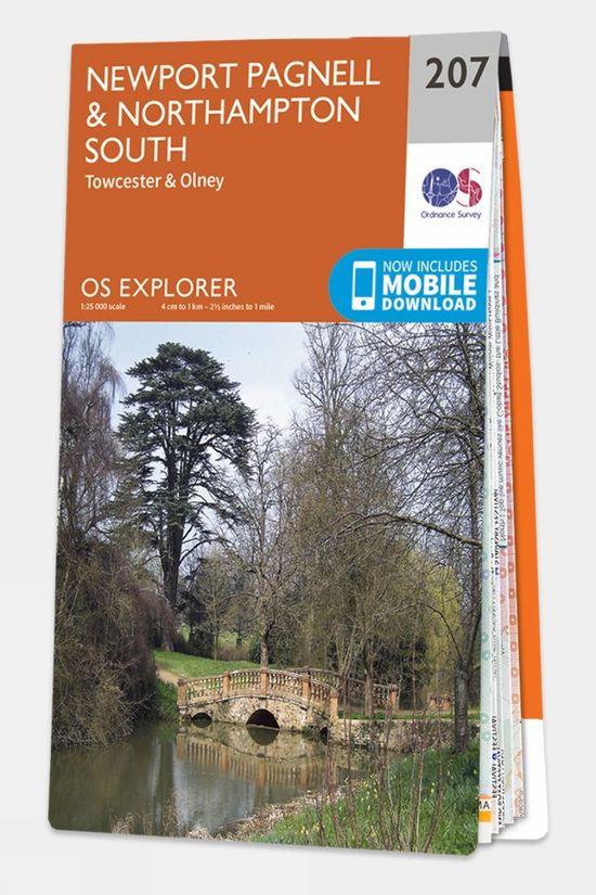 cotswold Explorer Map 207 Newport Pagnell and Northampton South