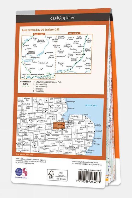 Cotswold Explorer Map 235 Wisbech And Peterborough North