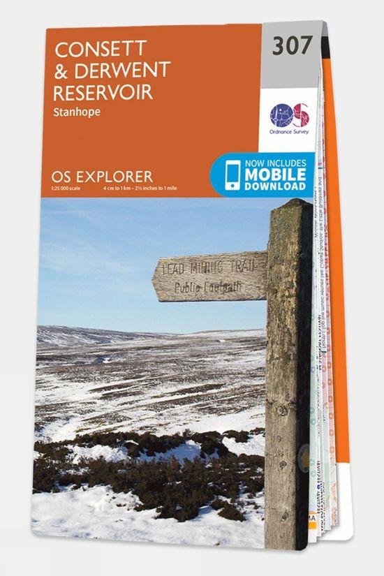 cotswold Explorer Map 307 Consett and Derwent Reservoir