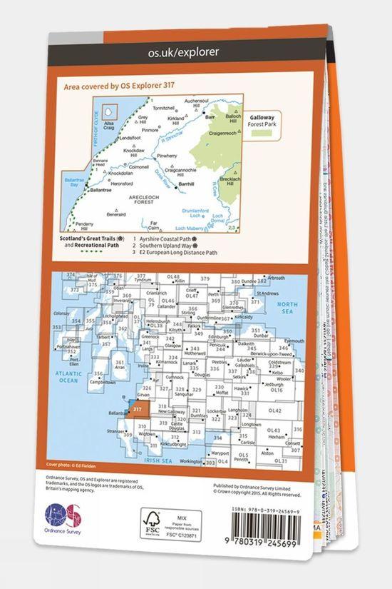 Cotswold Explorer Map 317 Ballantrae Barr And Barrhill
