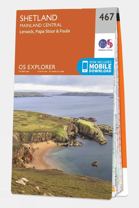 cotswold Explorer Map 467 Shetland - Mainland Central
