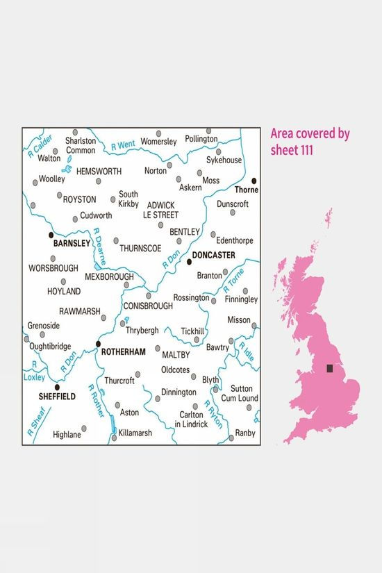 Cotswold Landranger Map 111 Sheffield And Doncaster