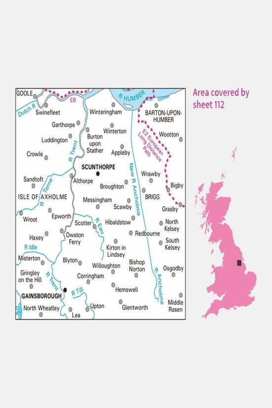 Cotswold Landranger Map 112 Scunthorpe And Gainsborough