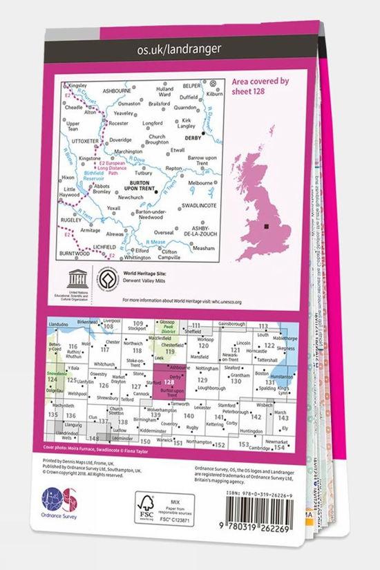 Cotswold Landranger Map 128 Derby And Burton Upon Trent
