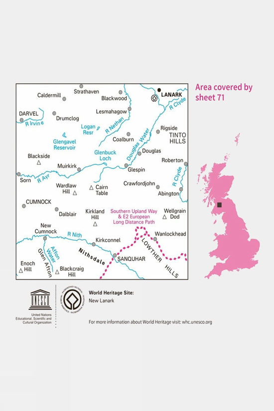 Cotswold Landranger Map 71 Lanark And Upper Nithsdale