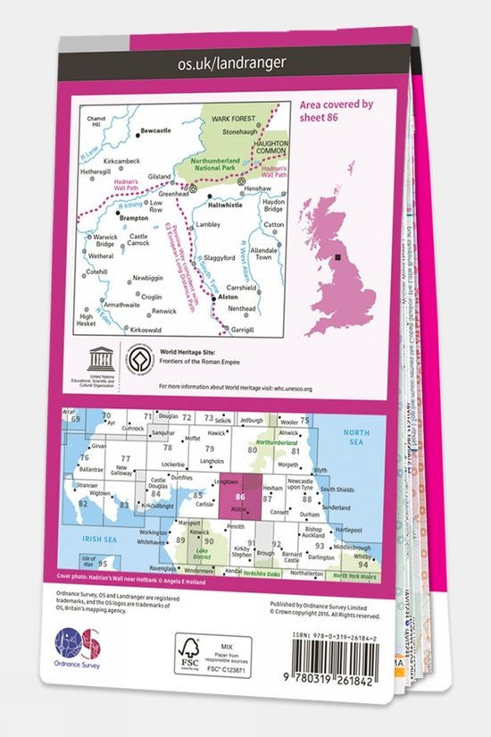 Cotswold Landranger Map 86 Haltwhistle And Brampton