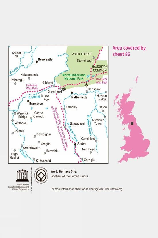 Cotswold Landranger Map 86 Haltwhistle And Brampton