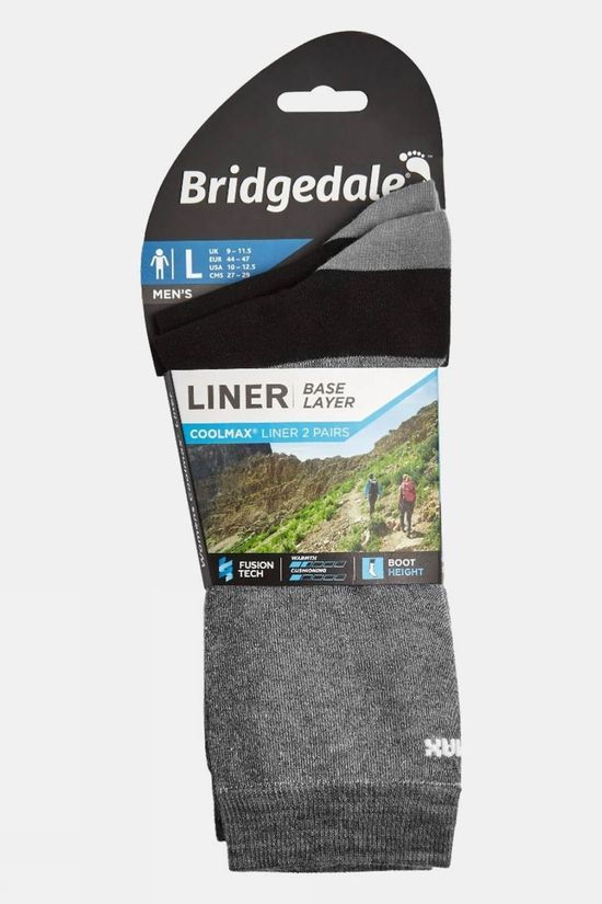 Cotswold Mens Baselayer Coolmax Liner Socks (Twin Pack)