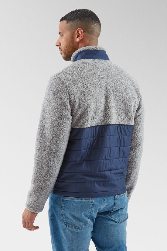 Cotswold Mens Born Explorer Recycled Polar-Lined Sherpa Fleece