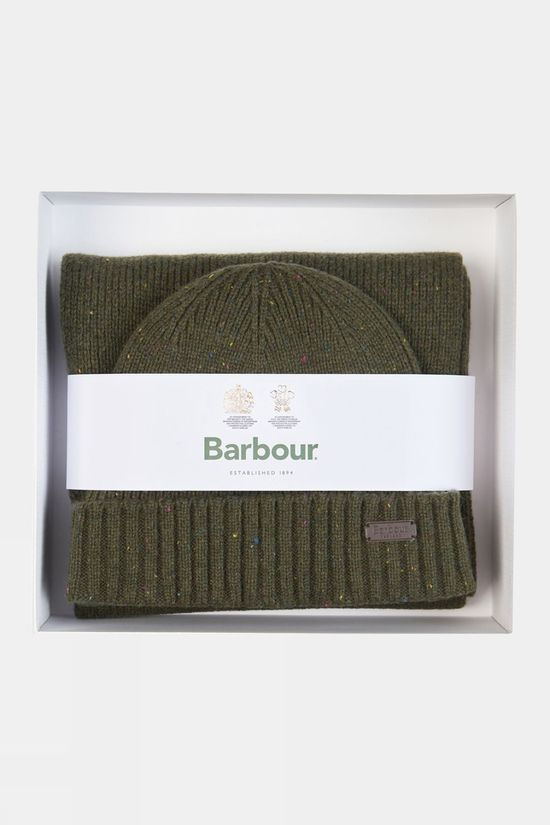 Cotswold Mens Carlton Fleck Beanie And Scarf Gift Set
