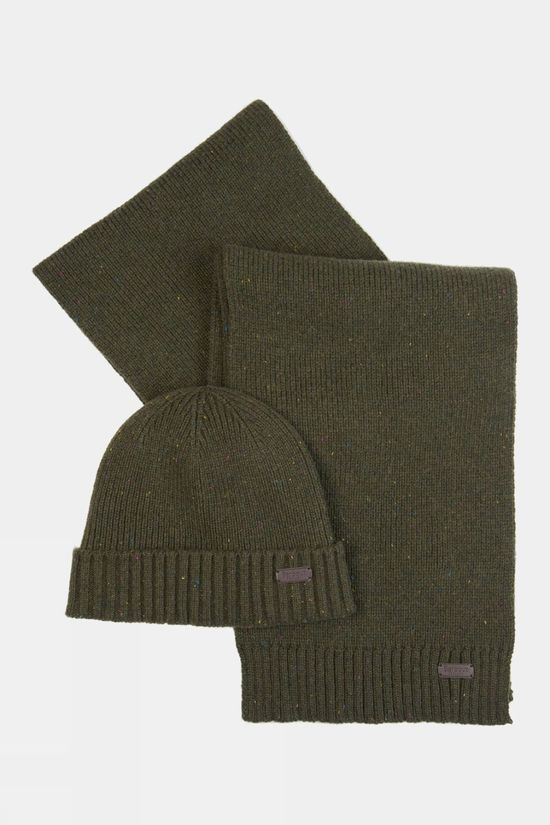 cotswold Mens Carlton Fleck Beanie and Scarf Gift Set