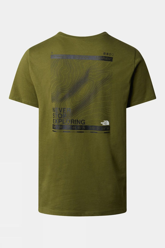 Cotswold Mens Foundation Mountain Lines Graphic T-Shirt