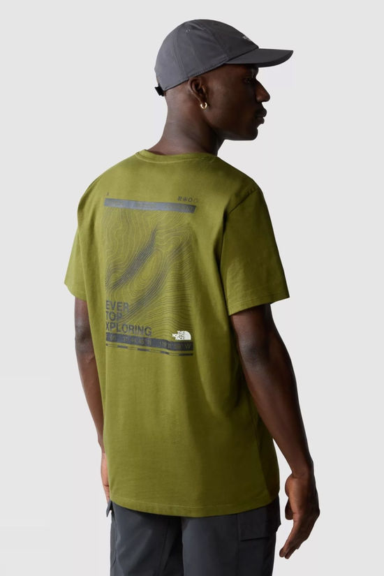 Cotswold Mens Foundation Mountain Lines Graphic T-Shirt