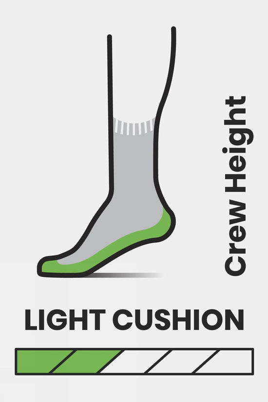Cotswold Mens Hike Classic Edition Light Cushion 2nd Cut Crew Socks