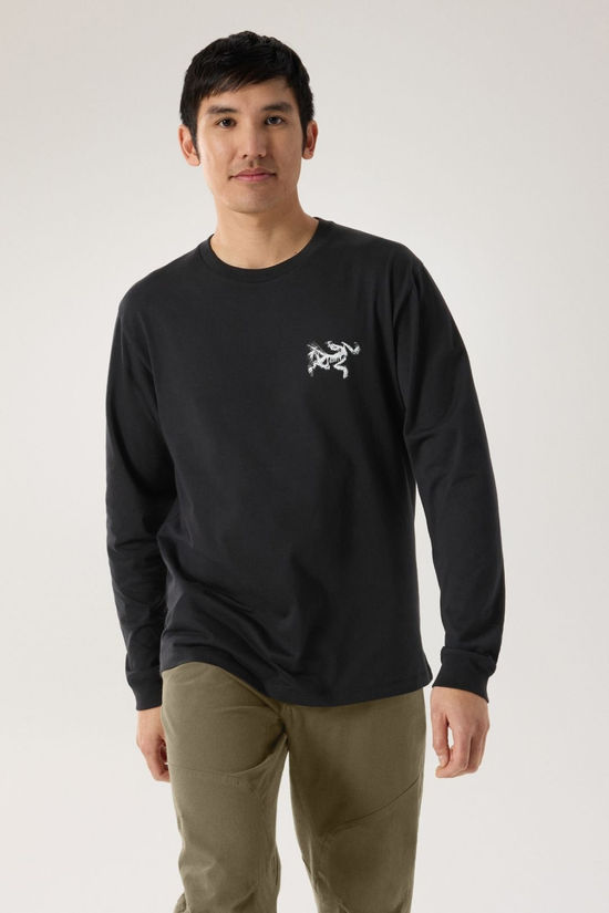 Cotswold Mens Kragg SL Cotton Bird Tile Long Sleeve T-Shirt