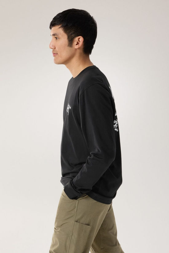 Cotswold Mens Kragg SL Cotton Bird Tile Long Sleeve T-Shirt