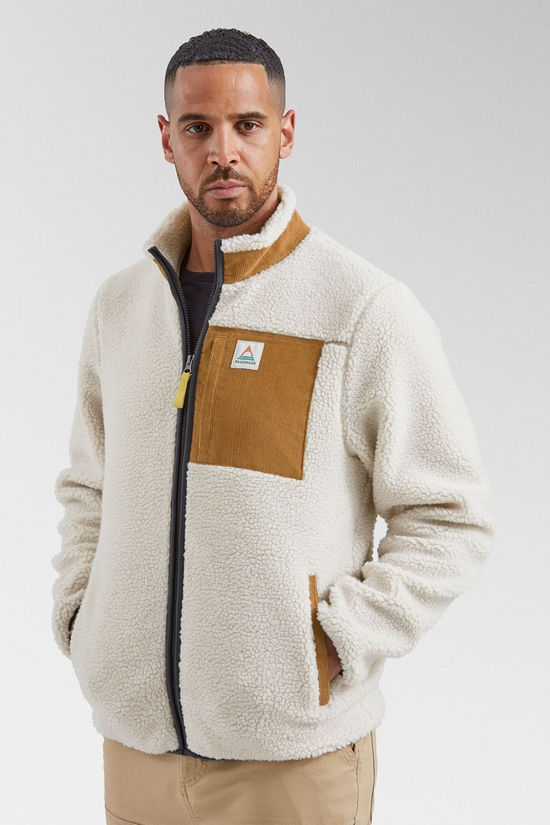 Cotswold Mens Trekker Recycled Sherpa Full Zip Fleece