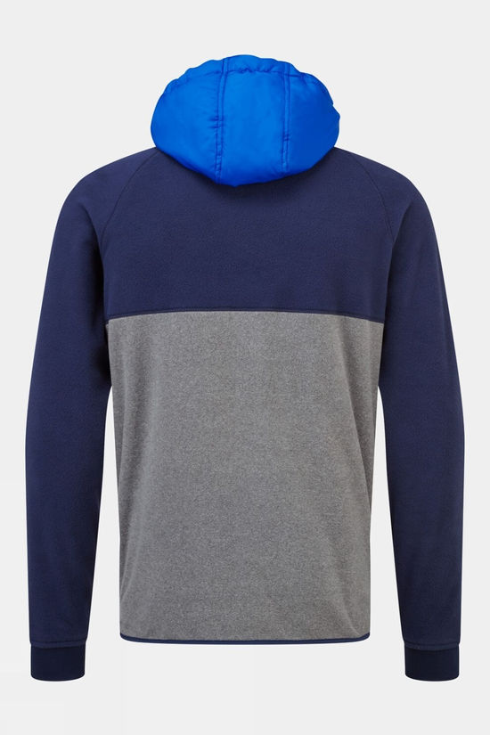 Cotswold Mens Woodland Hooded 1/2 Zip Recycled Polar Fleece