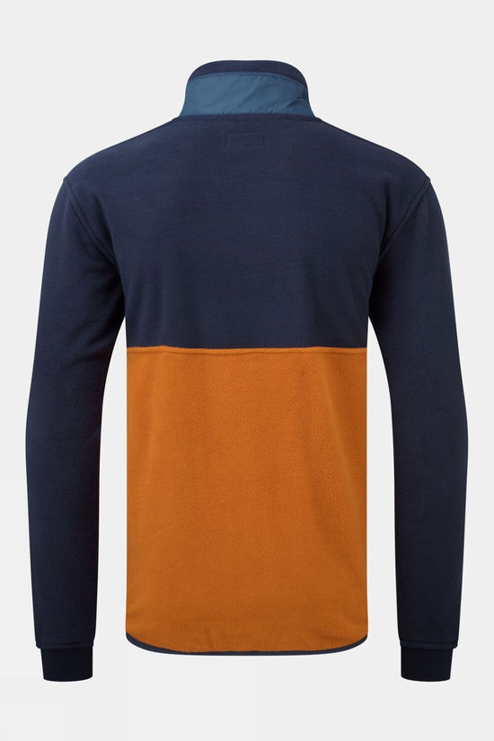 Cotswold Mens Woodland Hoodless Half Zip Recycled Polar Fleece
