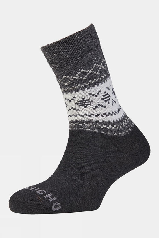 Cotswold Unisex Light Block Patterned Crew Wool Socks