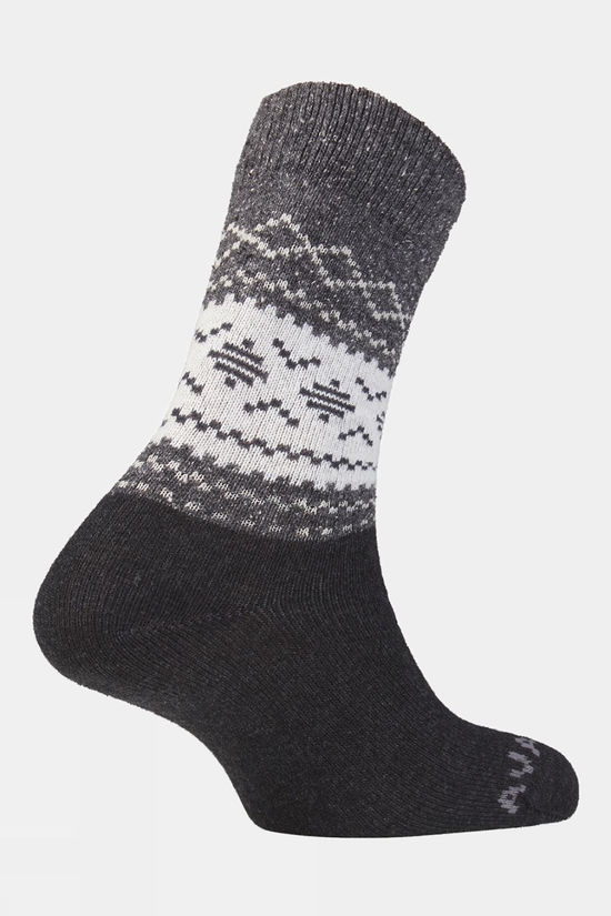 Cotswold Unisex Light Block Patterned Crew Wool Socks
