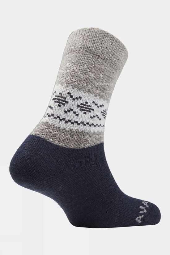 Cotswold Unisex Light Block Patterned Crew Wool Socks