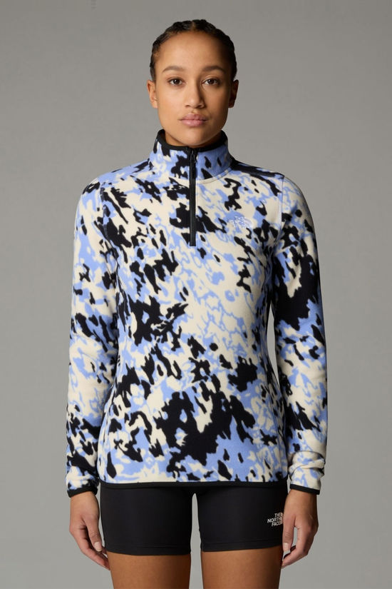 Cotswold Womens 100 Glacier Printed Quarter Zip Fleece