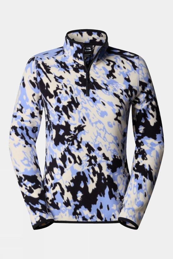 cotswold Womens 100 Glacier Printed Quarter Zip Fleece