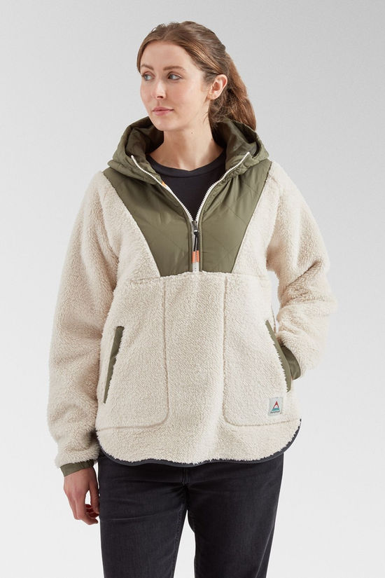 Cotswold Womens Beaumont Recycled Sherpa Hooded Fleece