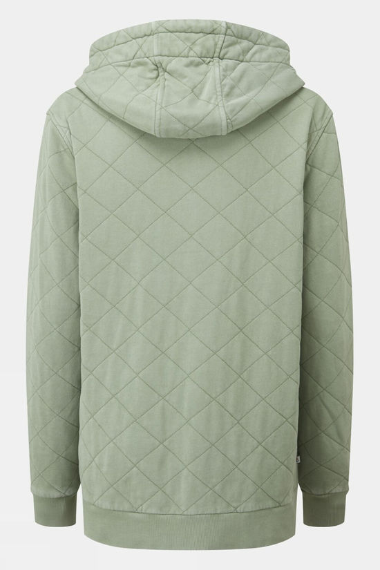 Cotswold Womens Clementine Recycled Quilted Popper Up Hoodie