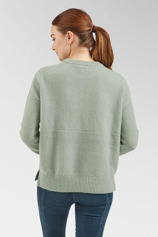 Cotswold Womens Cove Recycled Knitted Jumper Sweatshirt