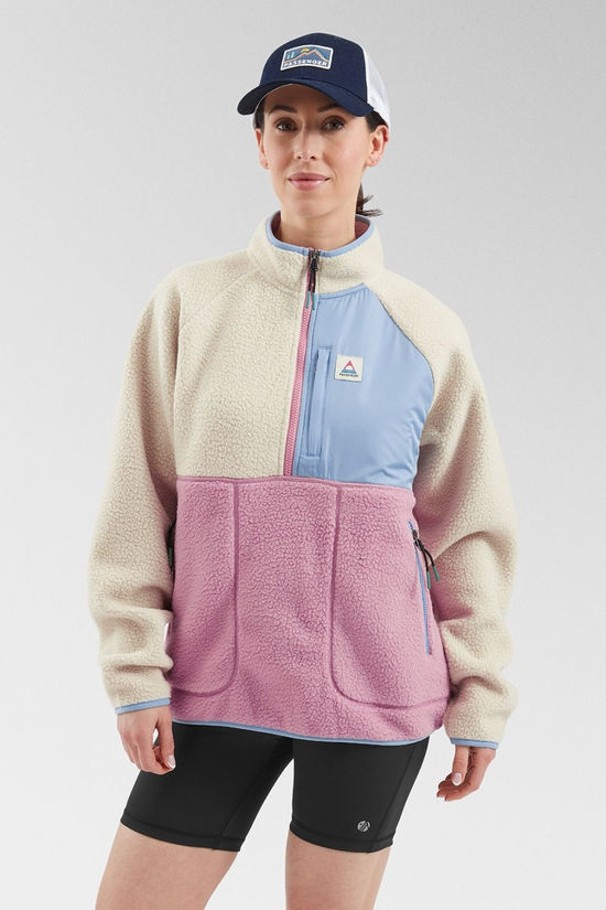 Cotswold Womens Home 2.0 Half Zip Recycled Sherpa Fleece