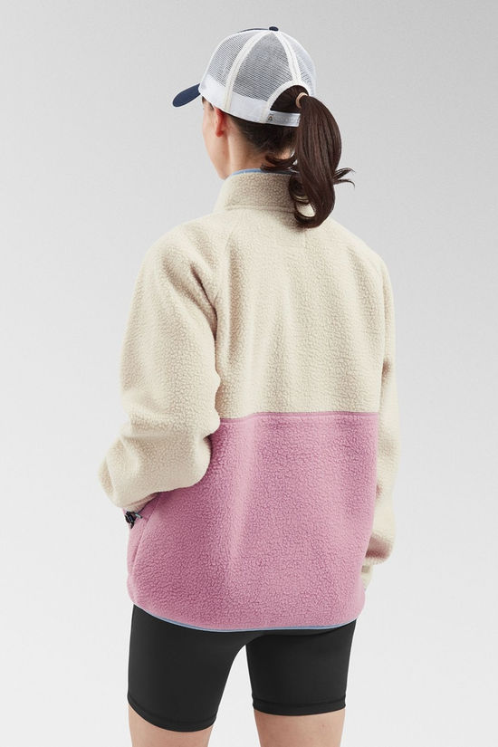 Cotswold Womens Home 2.0 Half Zip Recycled Sherpa Fleece