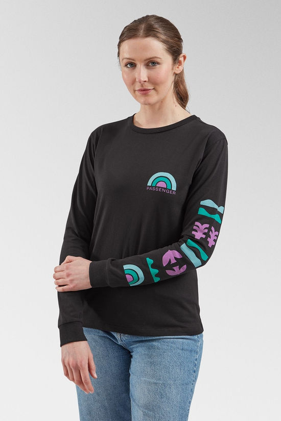 Cotswold Womens Papercut Recycled Cotton Long Sleeve T-Shirt