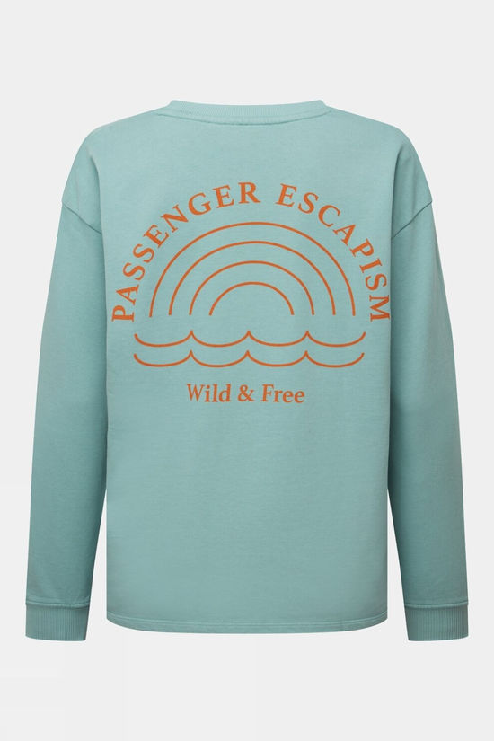 Cotswold Womens Rainbow Recycled Cotton Oversized Sweatshirt
