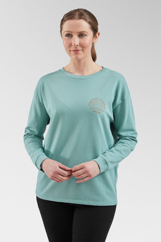 Cotswold Womens Rainbow Recycled Cotton Oversized Sweatshirt