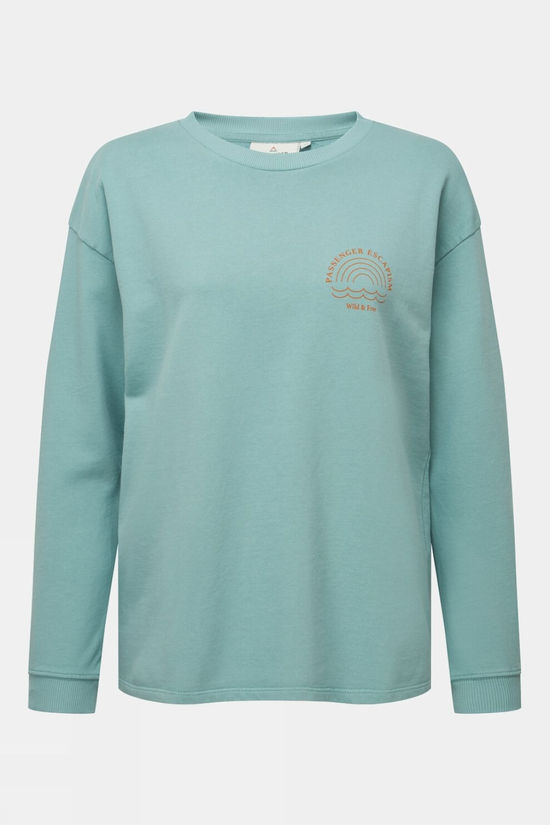 cotswold Womens Rainbow Recycled Cotton Oversized Sweatshirt