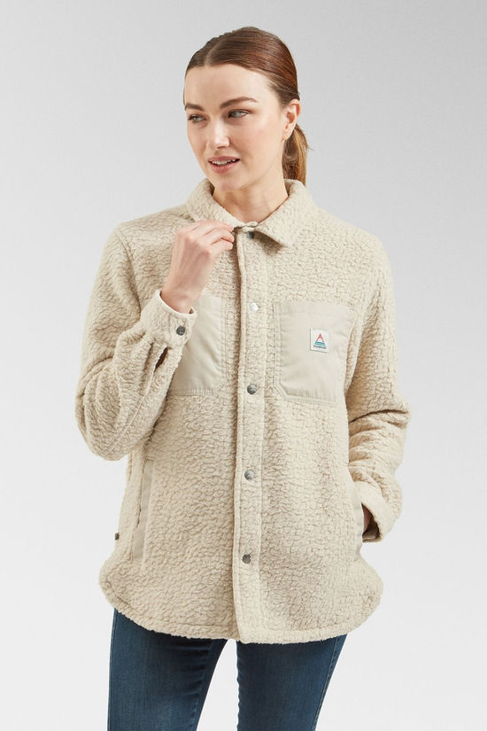 Cotswold Womens Rappel Recycled Sherpa Oversized Shirt
