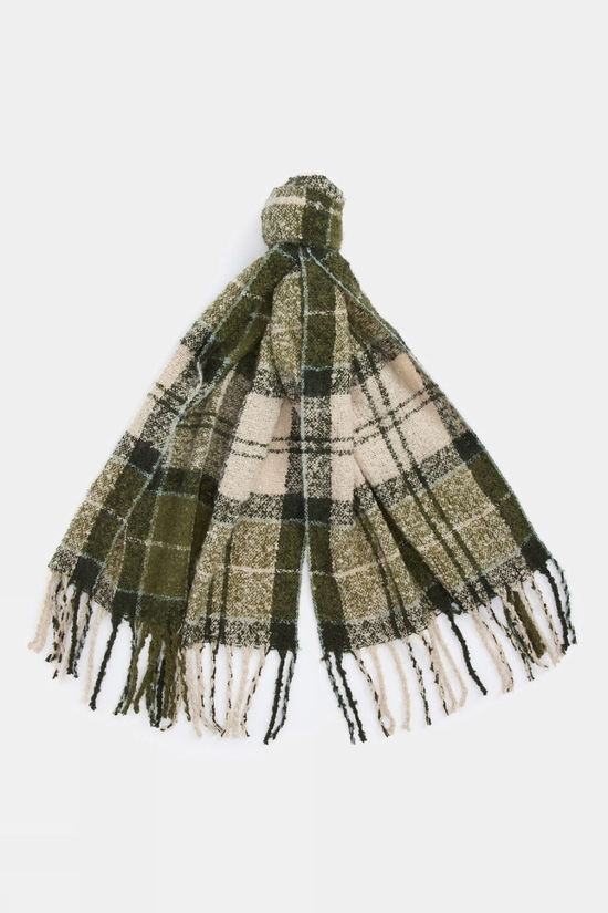 Cotswold Womens Saltburn Beanie And Tartan Scarf Gift Set
