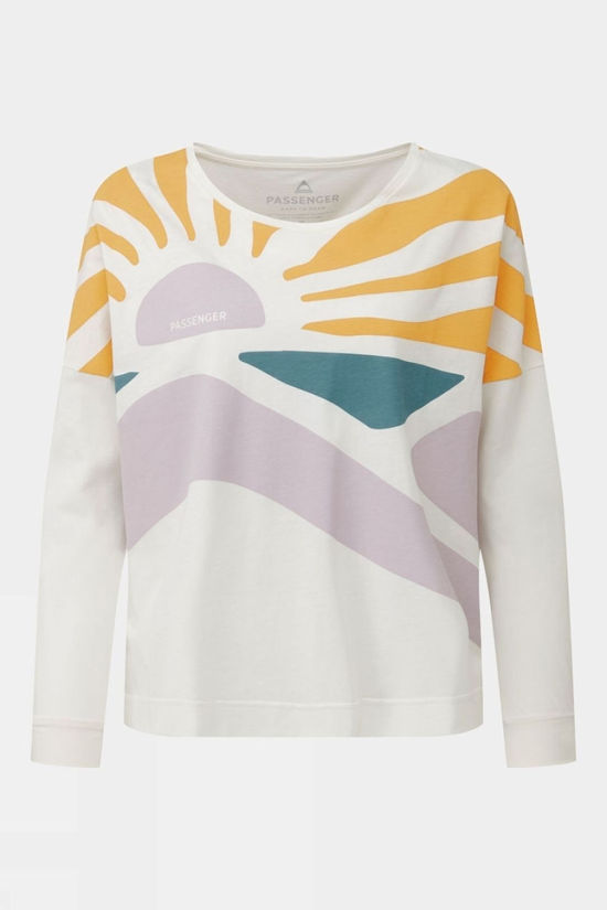 cotswold Womens Sunsets Organic Long Sleeve T-Shirt