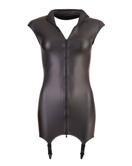 Cottelli Collection Buy Cottelli Collection Dress With Suspender Straps And Zip - Black - Small