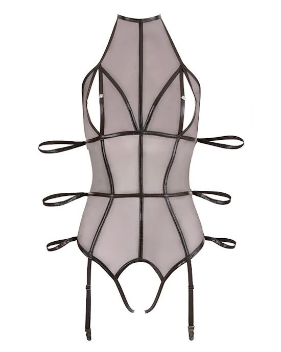 Cottelli Collection Buy Handmade Cottelli Collection Crotchless Bondage Bodysuit - Black - Medium For Mom Dad Grandma Grandpa