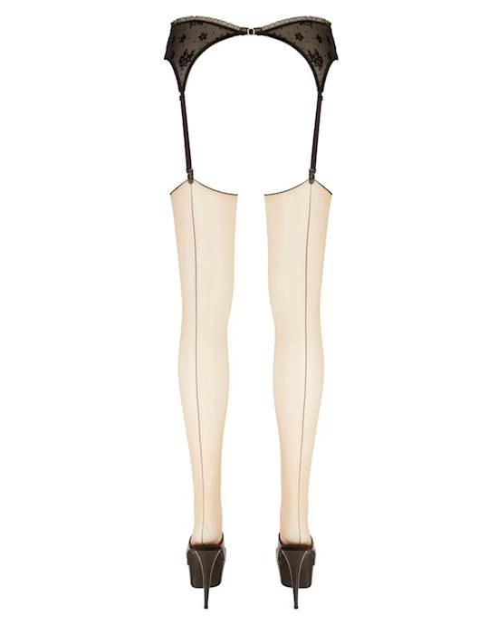 Cottelli Collection Cheap Cottelli Collection Retro Decorative Seam Stockings - Nude - X-small Online | In 2021