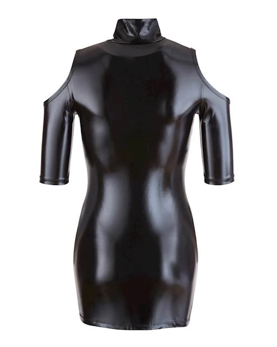 Cottelli Collection Cottelli Collection Cold Shoulder Mini Dress - Black - Medium Shop 2021 Durable