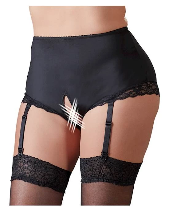 cottelli collection Cottelli Collection Frankie Open Suspender Briefs - Black - 3x - high quality