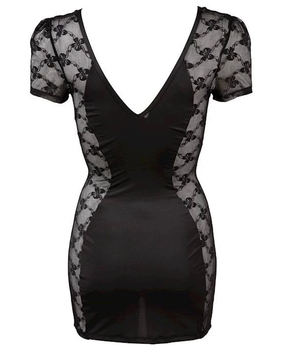 Cottelli Collection Cottelli Collection Lace Insert Full Zip Dress - Black - Small Are One Of Our Latest Products On