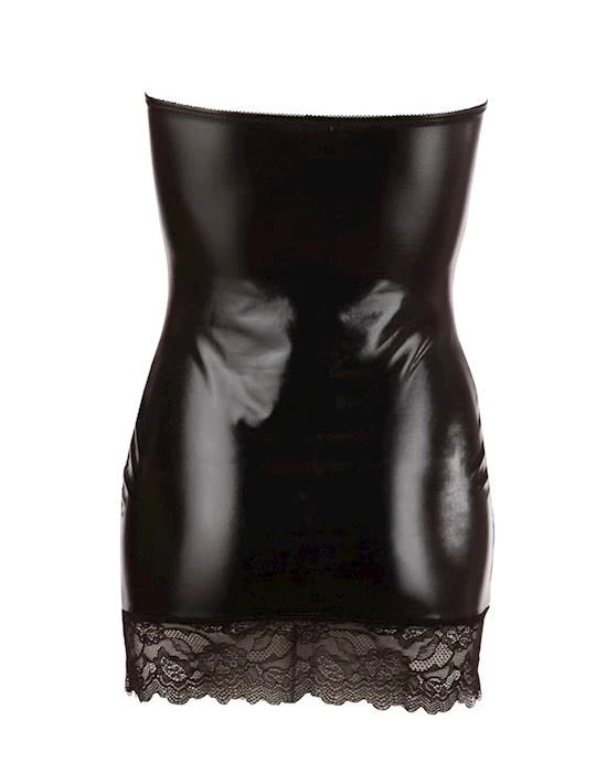 Cottelli Collection Cottelli Collection Sales Shop | Buy Multi-function Cottelli Collection Wetlook Halterneck Mini Dress - Black - Small Online At Low Price
